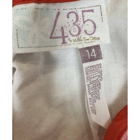 Matilda Jane 435 Girls Snow Angel Top Sz 14 Make Believe White Red Floral Tween - Picture 8 of 9